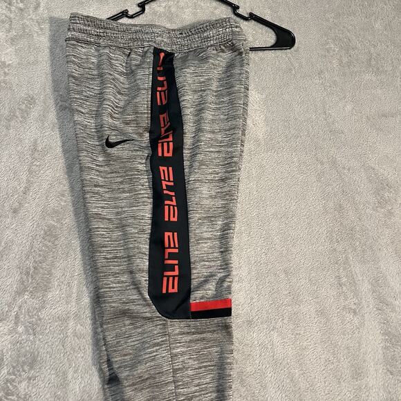 Nike Dri-Fit Therma Elite Sweatpants Youth XL Grey Performance Pants - Picture 8 of 12